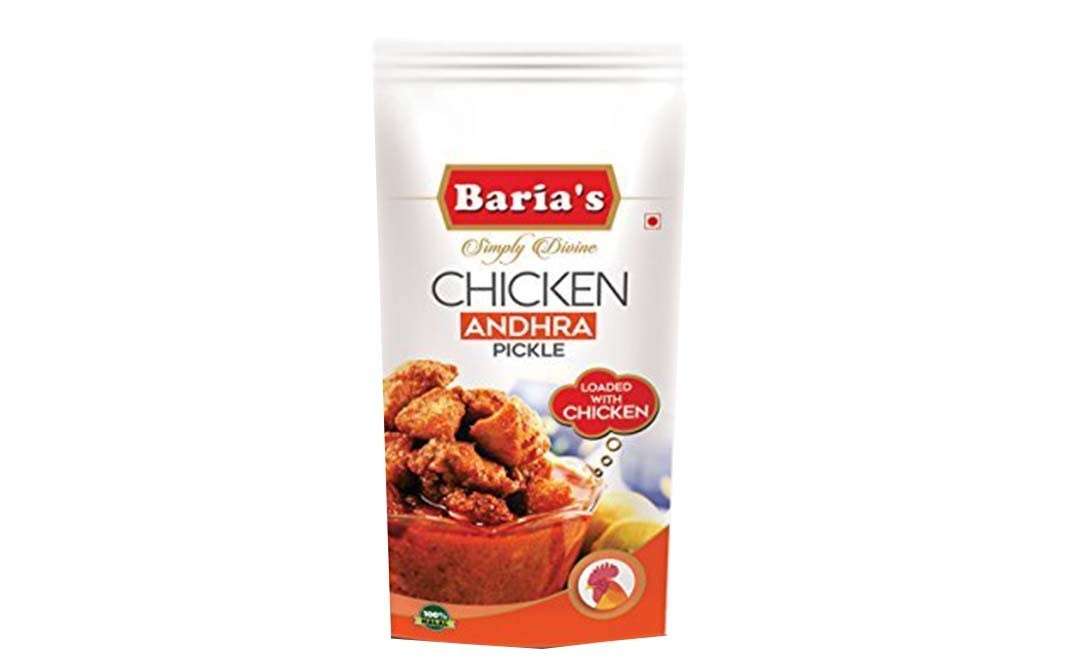 Baria's Chicken Andhra Pickle Loaded With Chicken   Pack  200 grams